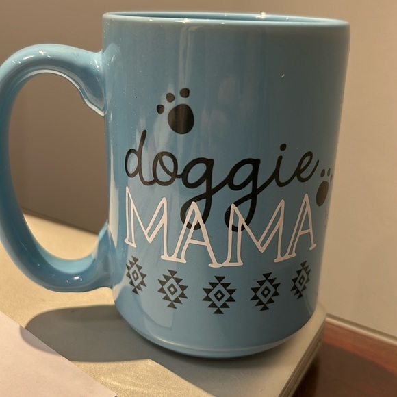Doggie Mama Mug. Light blue - microwave & dishwasher safe - Picture 1 of 2